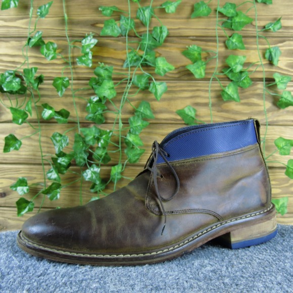 Cole Haan Men's 10 Brown Leather Chukka Ankle Boots Dress Casual - Picture 1 of 8